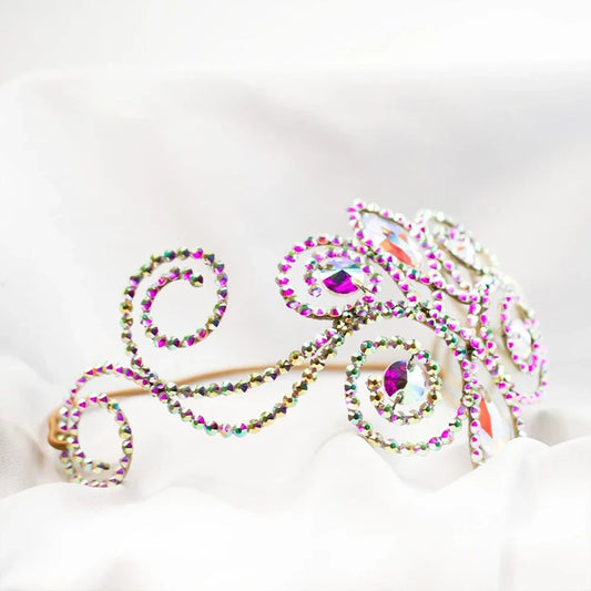 Rhinestone Headpiece Chain Tiara Jewelry