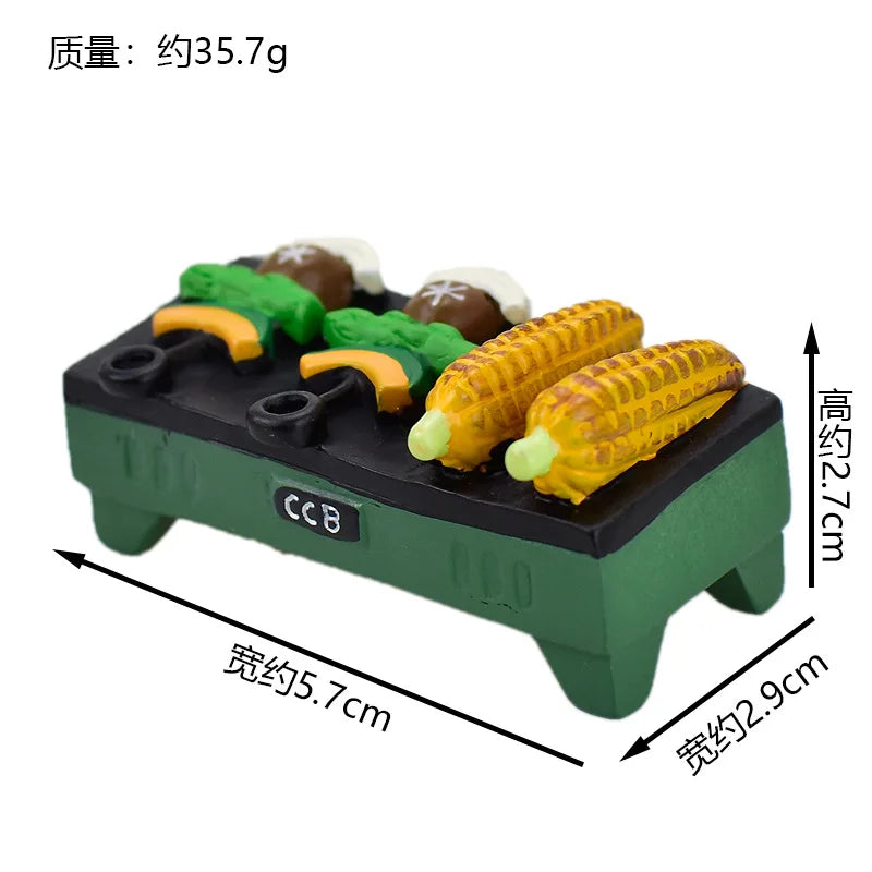 Night Market Barbecue Stand Scene Decoration