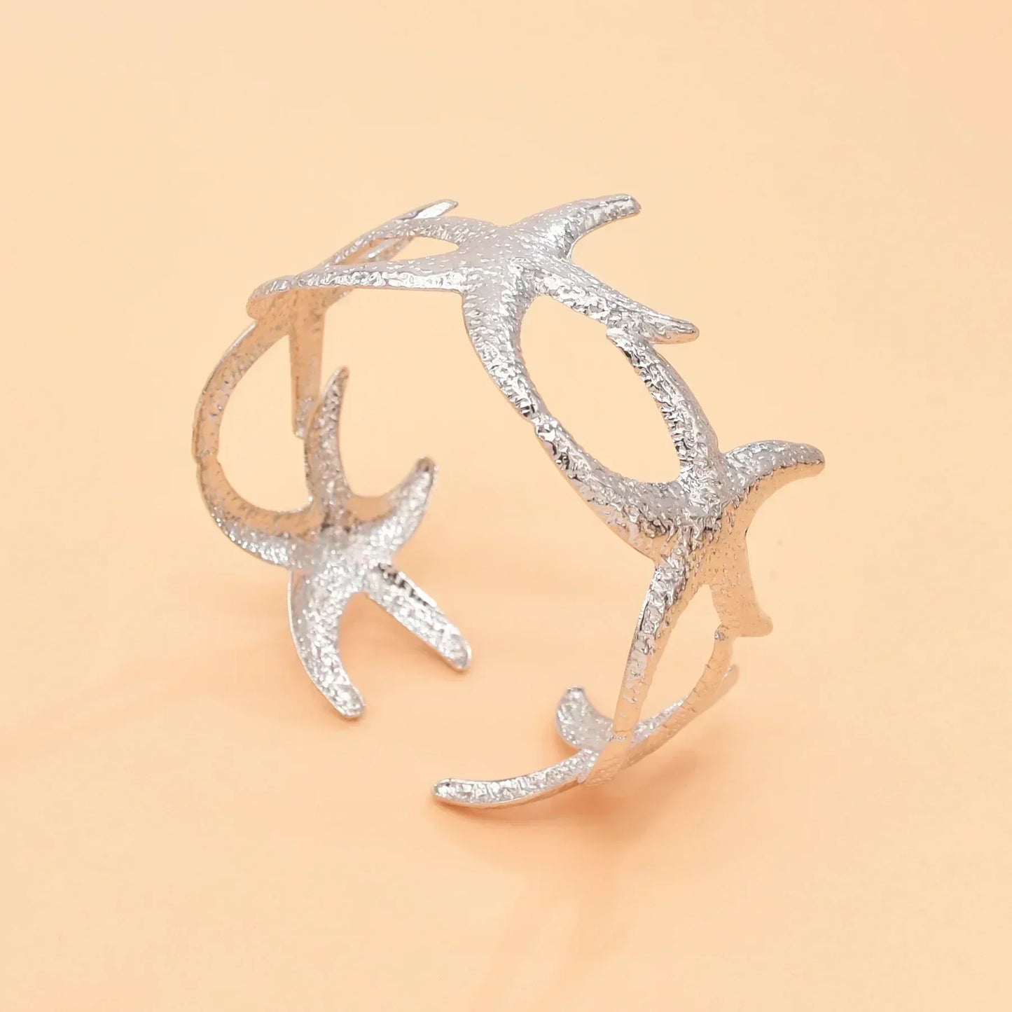 Golden Alloy 2 Starfish Arm Bracelet