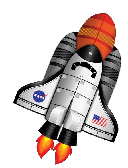 58 INCH tallSuperSize Ultra Shuttle Booster Ripstop Nylon Spaceship And Rocket Booster Kite