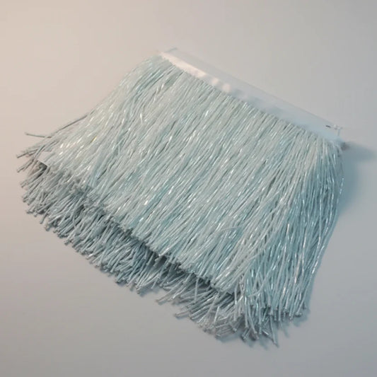 Long Glass Rhinestone Beaded Fringe Trim