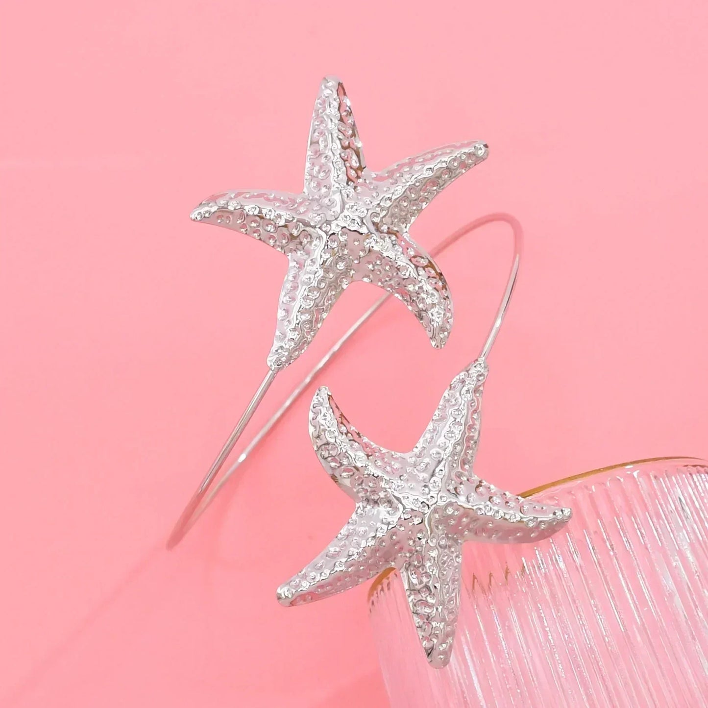 Golden Alloy 2 Starfish Arm Bracelet