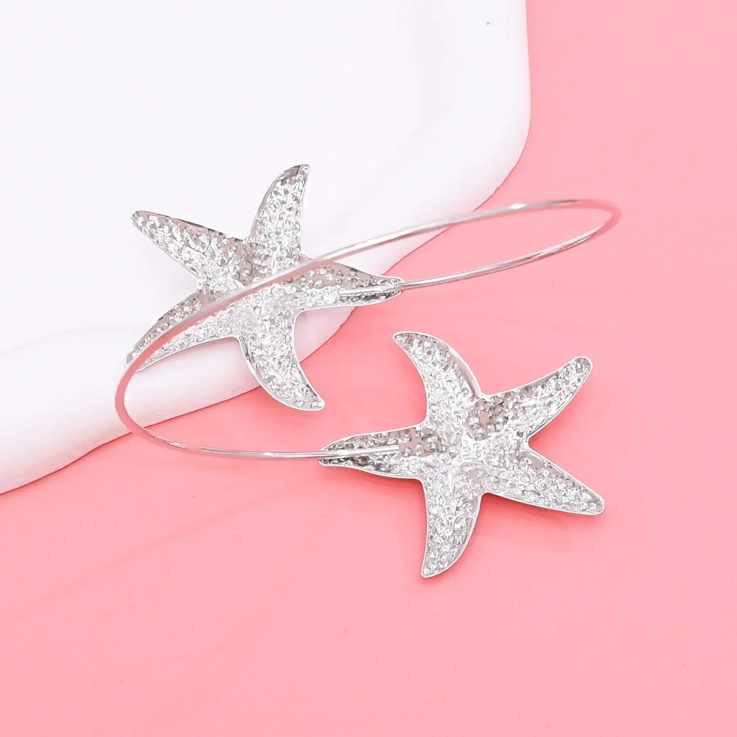 Golden Alloy 2 Starfish Arm Bracelet