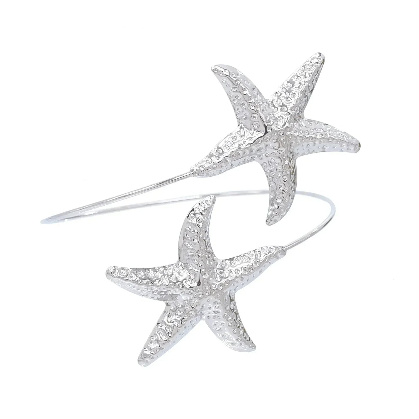 Golden Alloy 2 Starfish Arm Bracelet