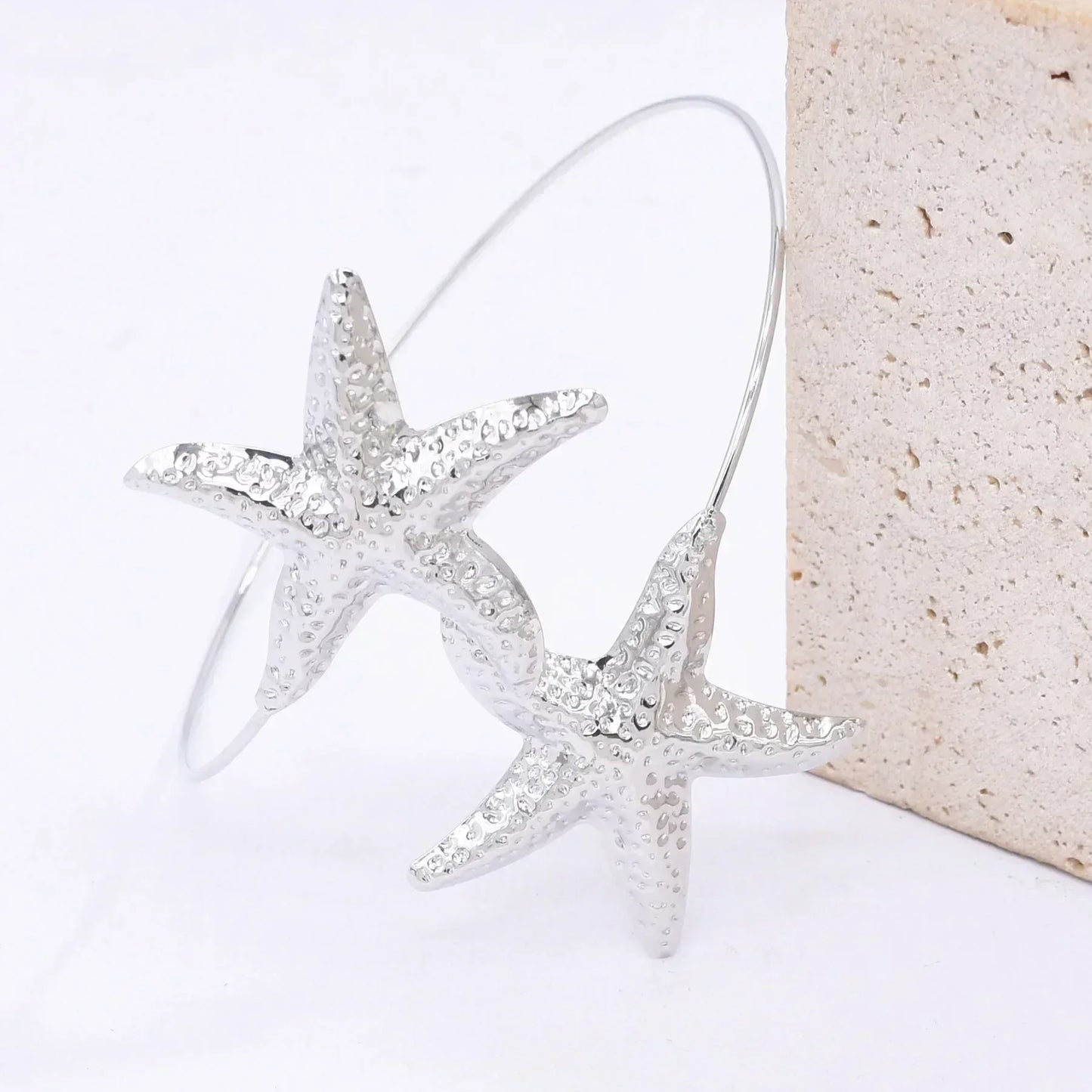 Golden Alloy 2 Starfish Arm Bracelet