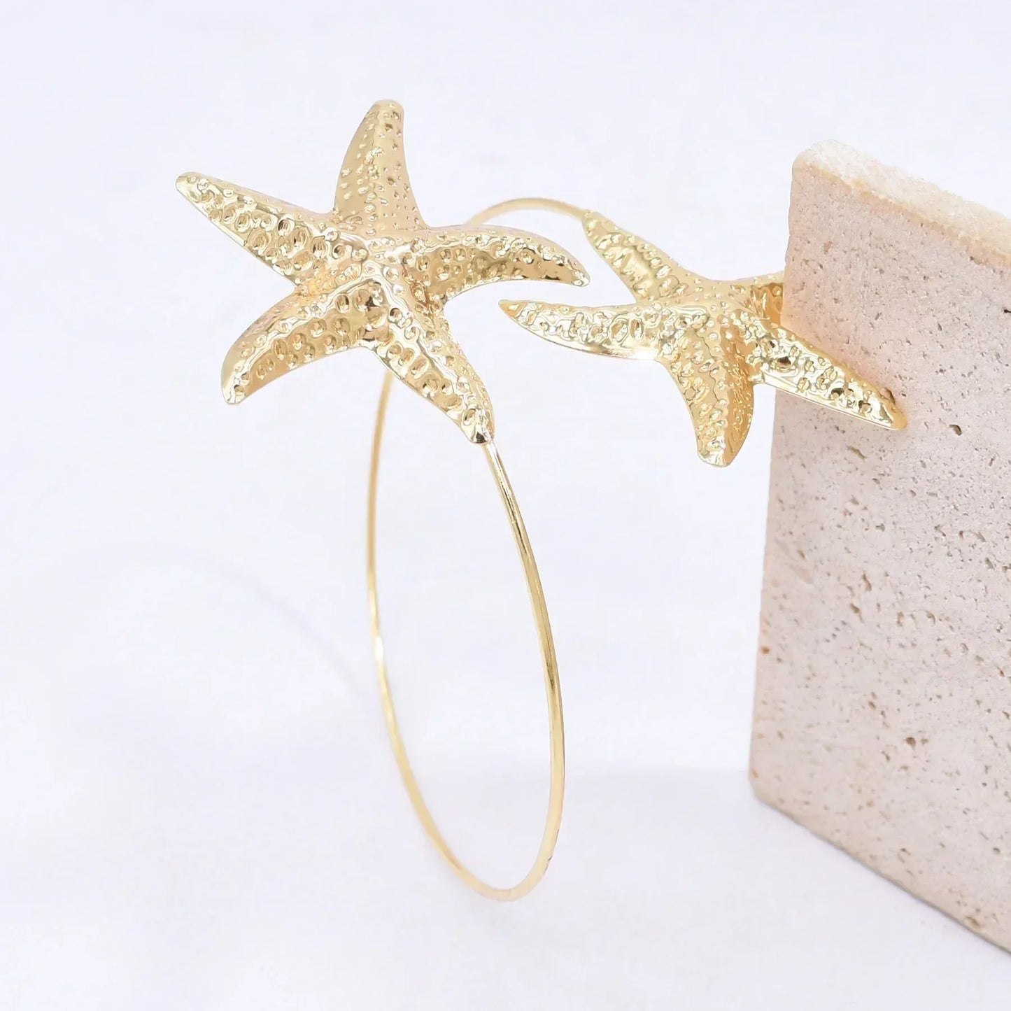 Golden Alloy 2 Starfish Arm Bracelet