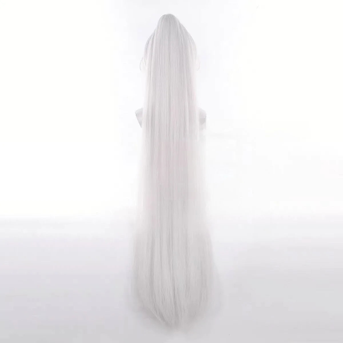 Game Wuthering Waves Hiyuki Cosplay Wig Women Long Hair White Hair Hiyuki 3D Headwear Halloween Heat Resistant Synthetic Wigs