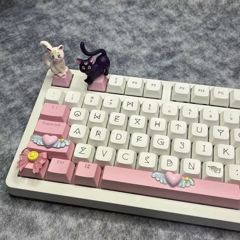 DIY Cute Magic Love Wings Keycap
