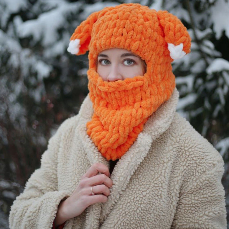 Thick Warm Coarse Yarn Hat