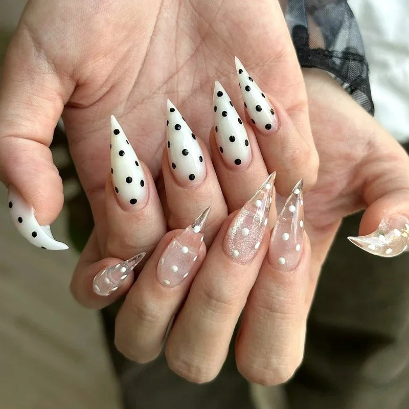 10PCS Cat Claw Long Dragon Shape Claw Acrylic Nails