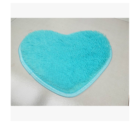 Heart Shaped Silk Carpet and Rug