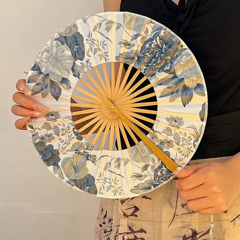 Cheongsam Hanfu Ancient Ink Silk Fan