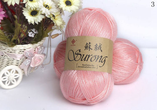 Silk Blend and Milk Cotton Yarn