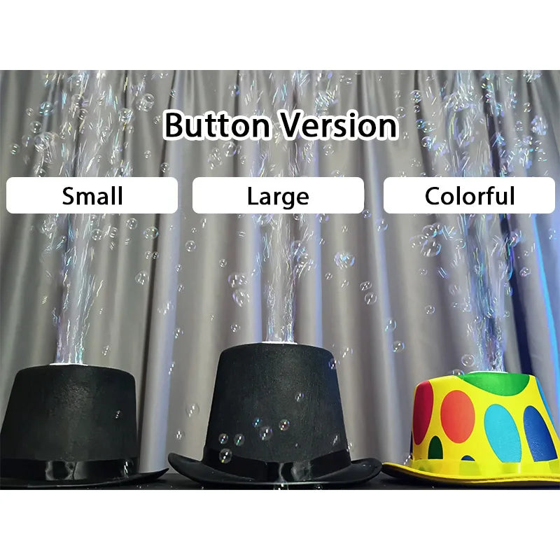 Bubble Magic Hat by Angel Magic Tricks New Bubble Machine Bubble Sprayed Out Production Magia Accessories Stage Illusion Gimmick