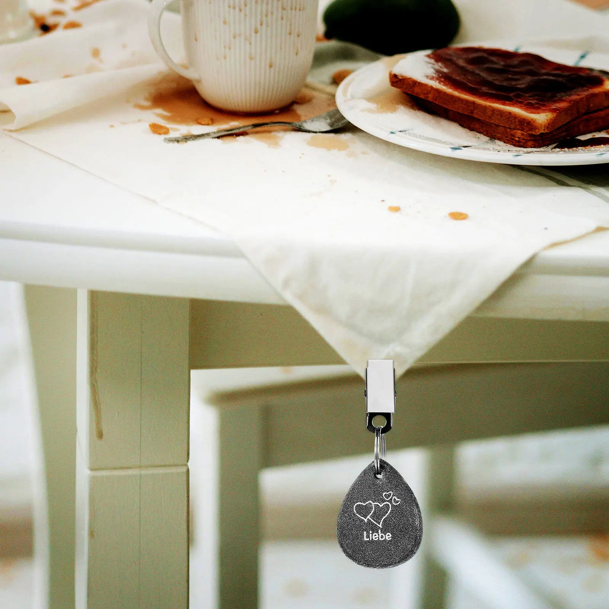 8Pcs Marble Clip on Tablecloth Weights Heavy Outdoor Patio Table Clips Windproof Picnic Table Decor Tablecloth Weights