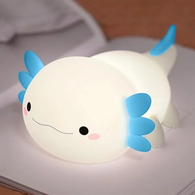 Cute Purple Axolotl Nightlight