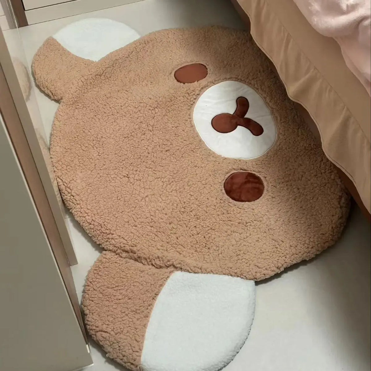 Rilakkumas Plush Rug Korilakkuma Bear Soft Floor Mat
