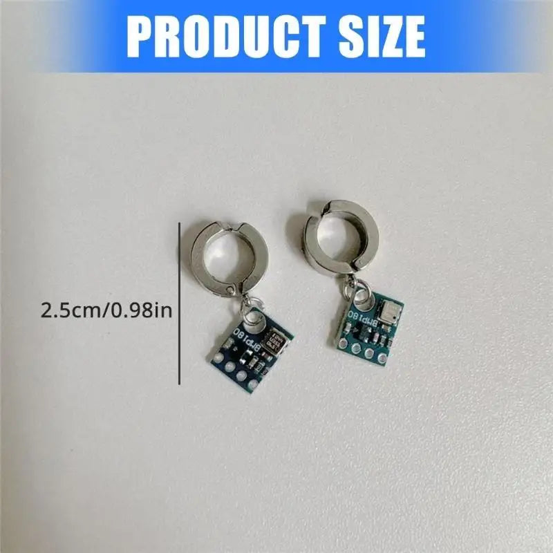 Futuristic Alien Circuit Earrings Punk Charm Earrings Suitable for Youthful