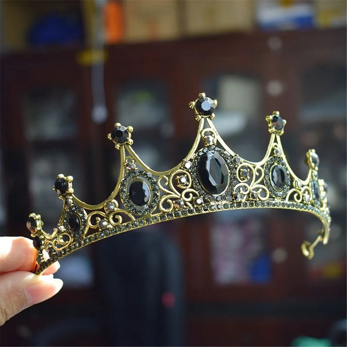 Collection of new inlaid ornaments Baroque retro crown
