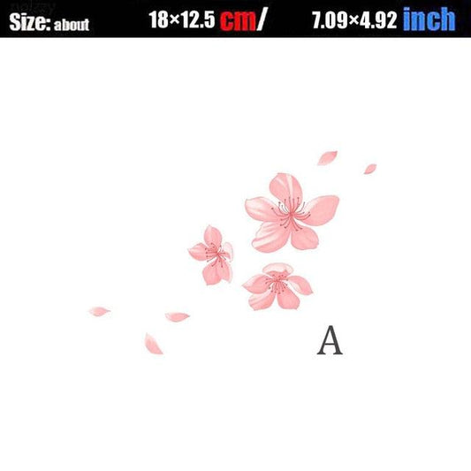 Cherry Blossom Floral Car Auto Vinyl Decals Peel Sticker