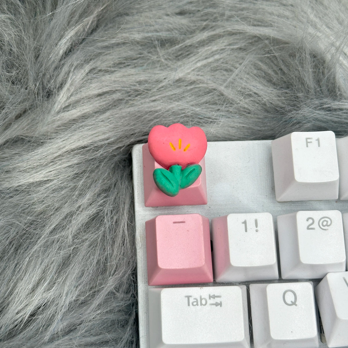 DIY Keycaps with Cute Floral Melodies