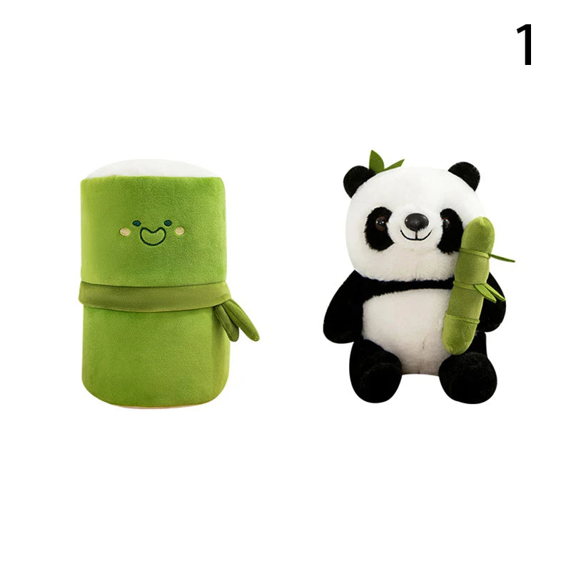 Kawaii Bamboo Panda Doll Plush Dolls Toy Soft Stuffed Plush Pillow Toys For Girls Girlfriend Chidren Birthday Gifts