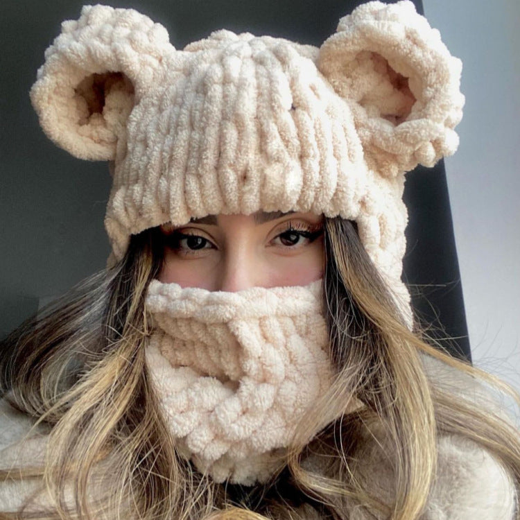 Thick Warm Coarse Yarn Hat