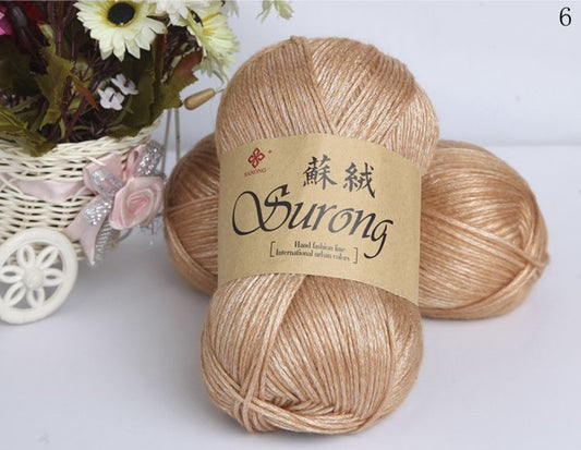 Silk Blend and Milk Cotton Yarn
