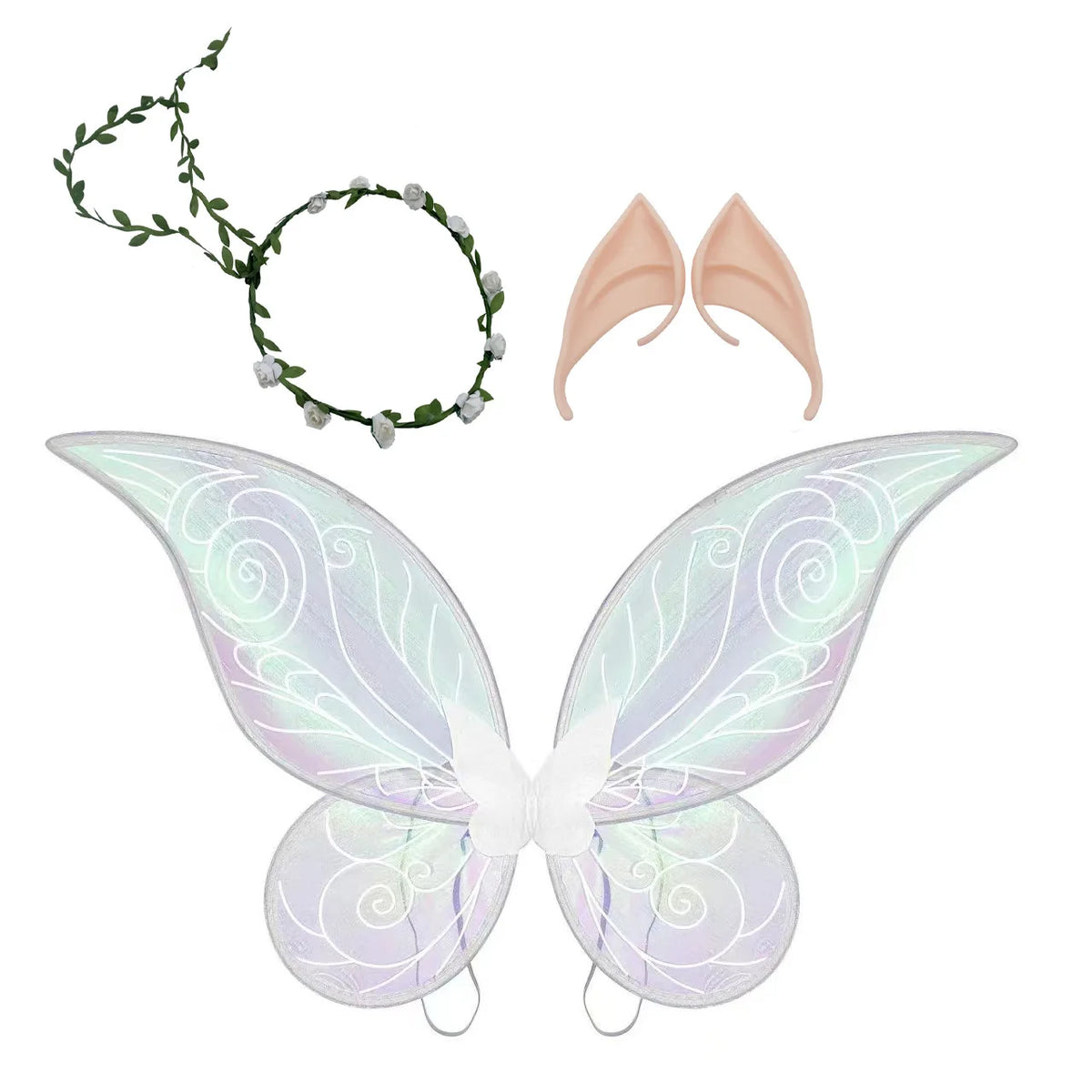 Butterfly Fairy Wings Flower Headband Fairy Ears