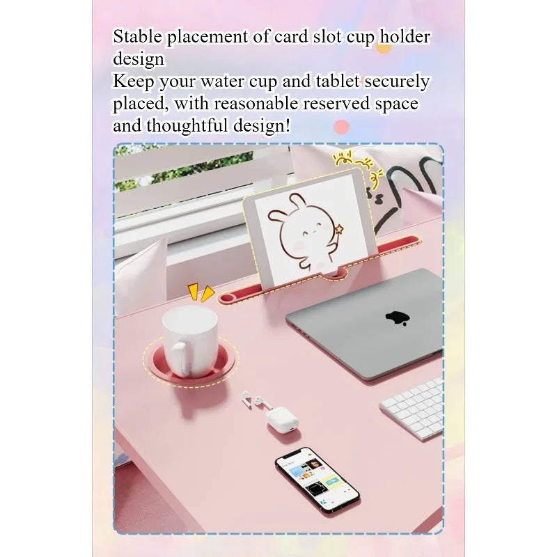 Bed Small table Foldable computer desk Student dormitory Upper bunk Desk Study table Writing table Color table