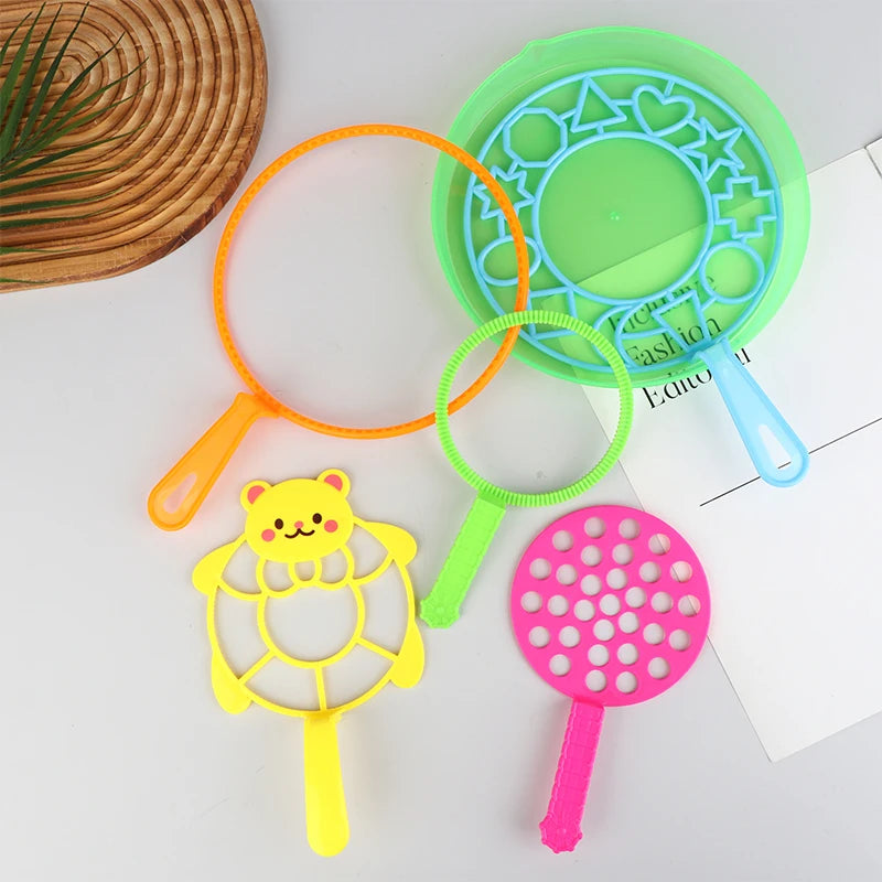 Bubble Machine Blowing Bubble Tool Soap Bubble Maker Blower Set Big Bubble Dish Outdoor Kid Fun Parent-child Interactive Toys