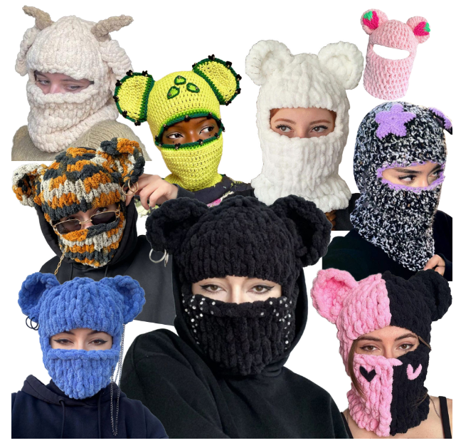 Thick Warm Coarse Yarn Hat