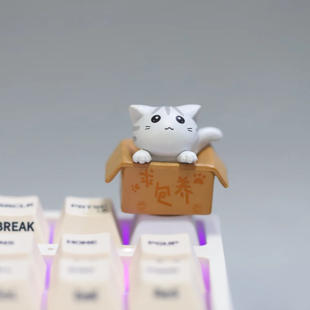 1pc Customize Your Keyboard with Cute Cat Keycaps