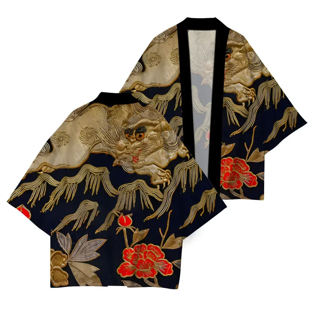 Cherry Blossom Half Sleeve Summer Kimono
