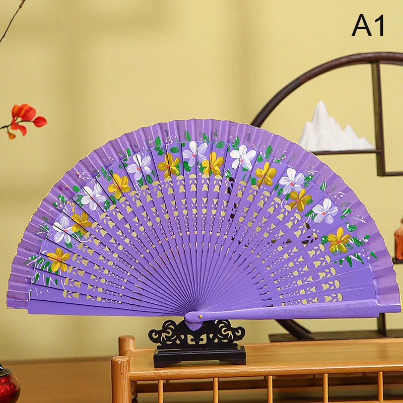 Chinese and Spanish Style Double-Sided Folding Fan