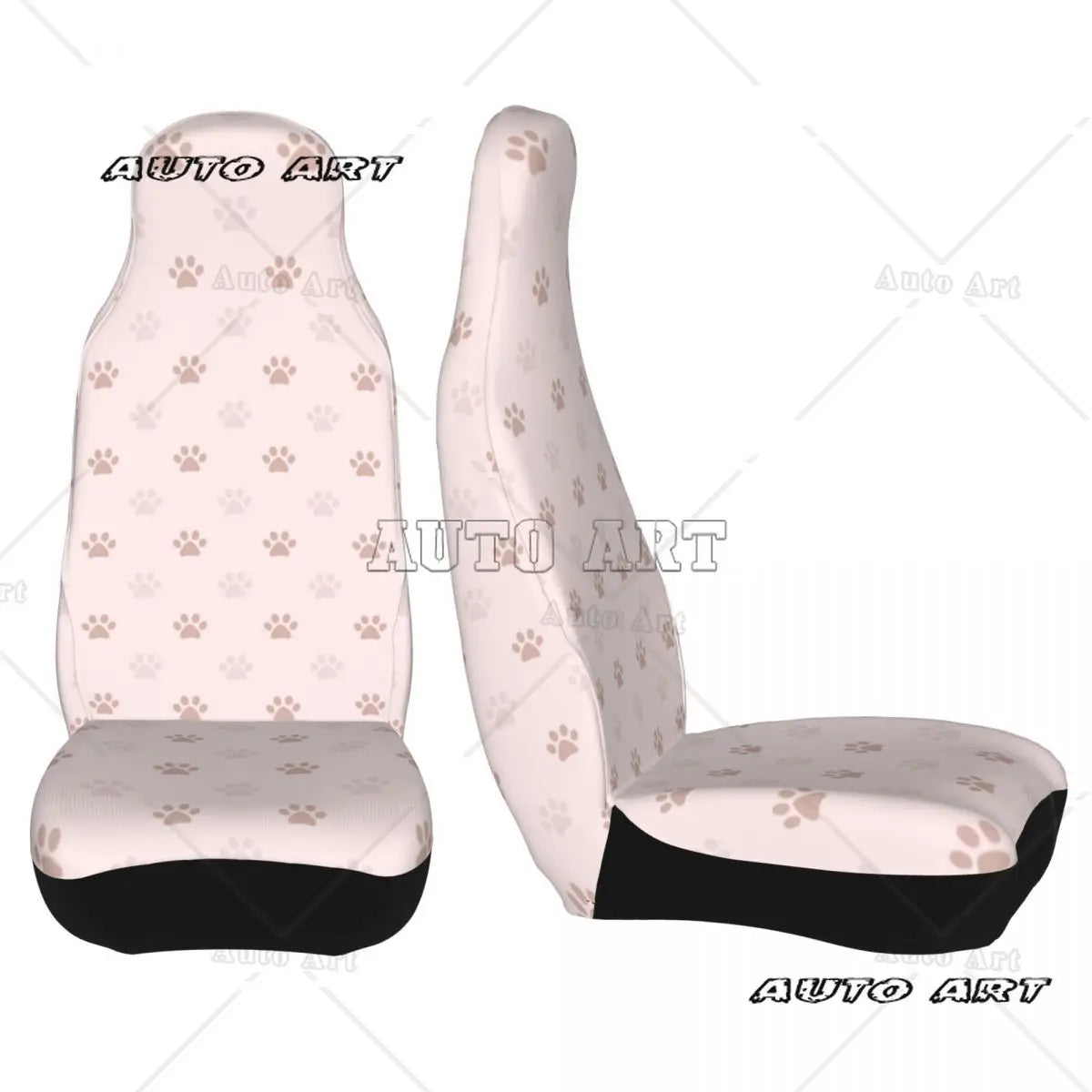 Cute Animal Paw Pattern Universal Car Seat Cover
