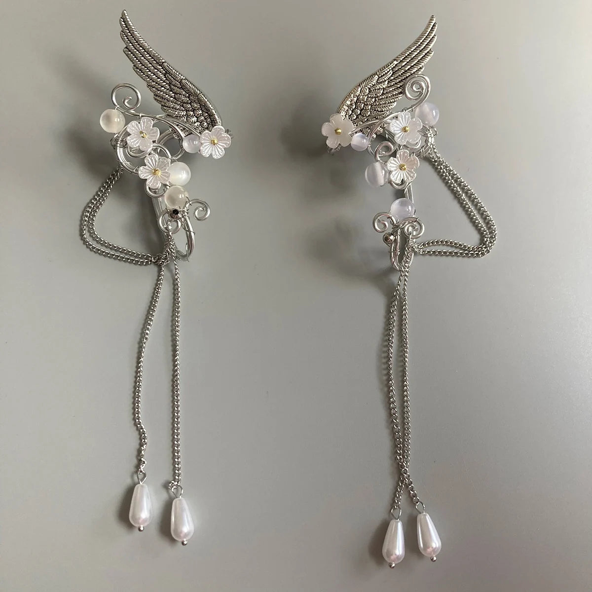 Reign of the Enchanted Forest Tiara Fairy Crown with Silver Branch Pendant