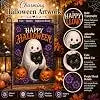 Halloween Decorations - Ghost Black Cat Pink Pumpkin HEY BOO Halloween Garden Flag Double Sided Backdrop Banner for Garden Y llz