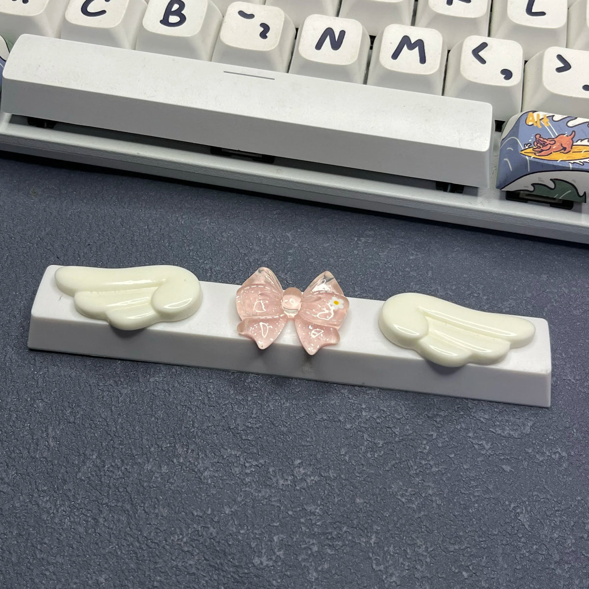 DIY Cute Magic Love Wings Keycap