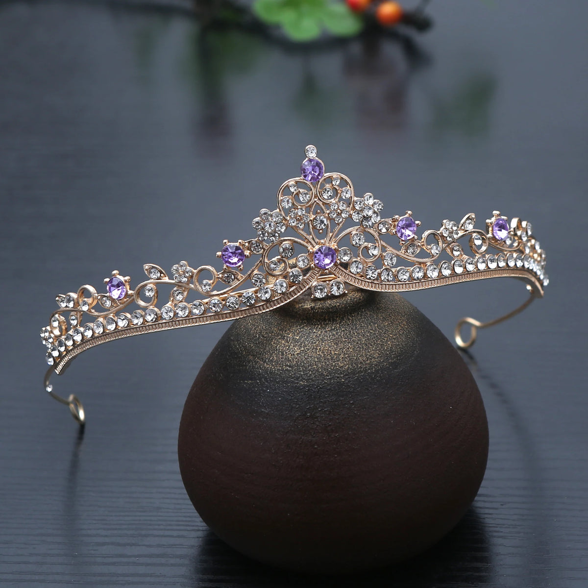 1pc Exquisite Fashion Princess Crystal Hair Crowns Headband Girls Bridal Prom Crown Wedding Party Accessiories Hair Jewelry