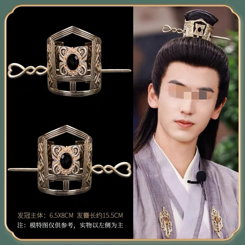Latest Handmade Chinese Hair Sticks Forks Crown Hair Bun Holder Pin Retro Style Headpieces Hairpins Clips for Women Girls