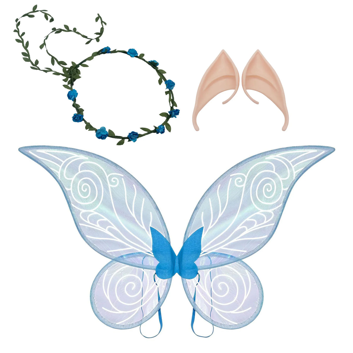 Butterfly Fairy Wings Flower Headband Fairy Ears