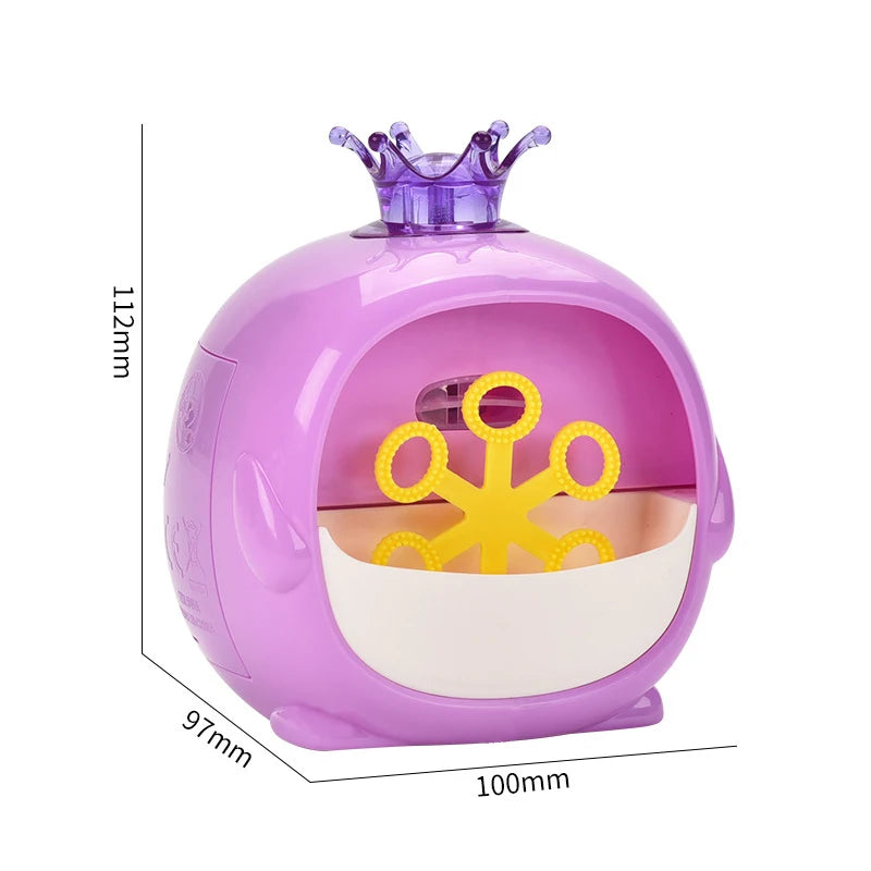 Funny Bubble Machin Cartoon Dinosaur Frog Animal Magic Soap Water Bubble Blower Handheld Christmas Gifts for Kids Boys Girls