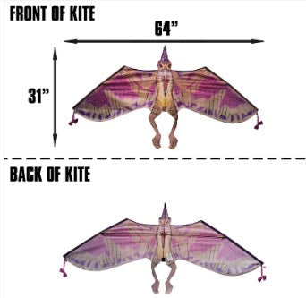 65 Inches Wide Nylon Pterodactyl Kite