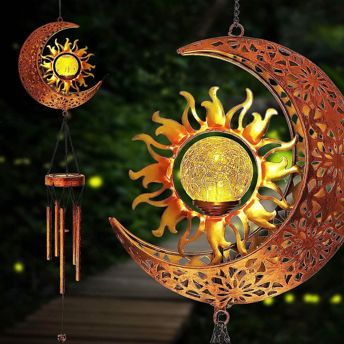 Solar Wind Chimes Garden Decorative Wind Chime Light