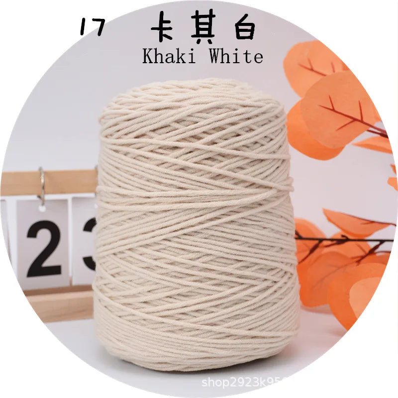 Hot Tufted Yarn Professional Yarn For Tufting Gun 8 Strands Cotton Yarn For 400g Diy Customized Rug Making Weaving Knitting Yarn