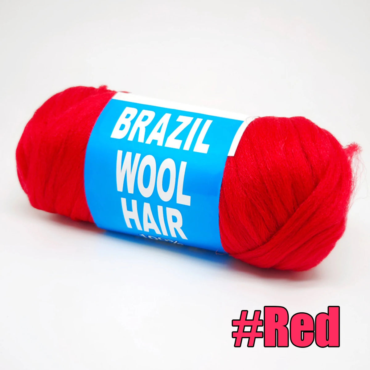 Brazilian Wool Hair for Jumbo Braids Acrylic Yarn African Crochet Hair Senegalese Twist Crochet Hair Soft Faux Hair Extensions