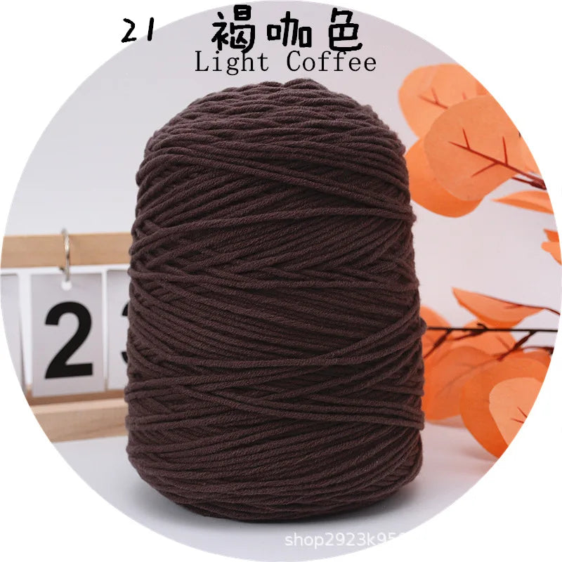 Hot Tufted Yarn Professional Yarn For Tufting Gun 8 Strands Cotton Yarn For 400g Diy Customized Rug Making Weaving Knitting Yarn