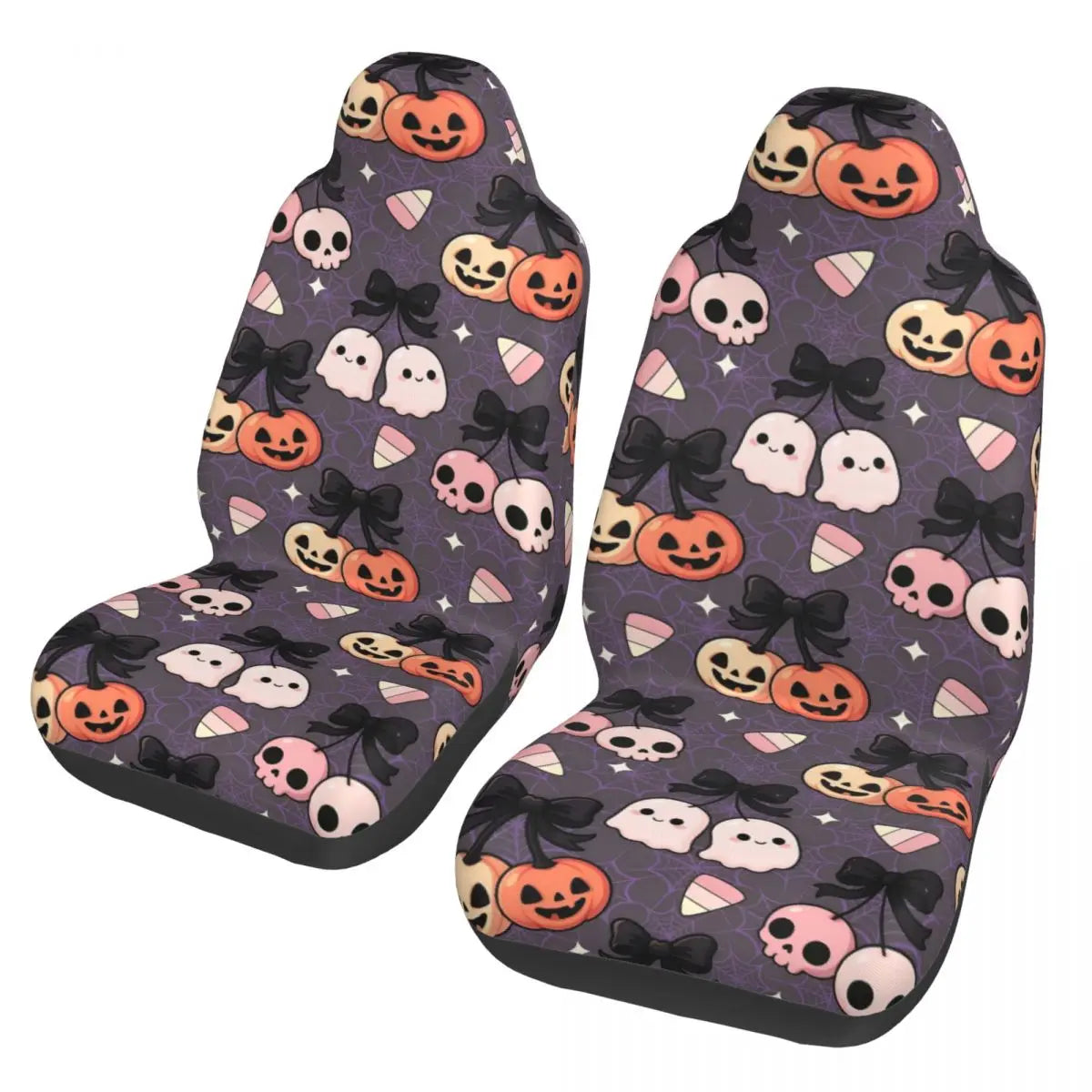 Pink Halloween Universal Car Seat Cover