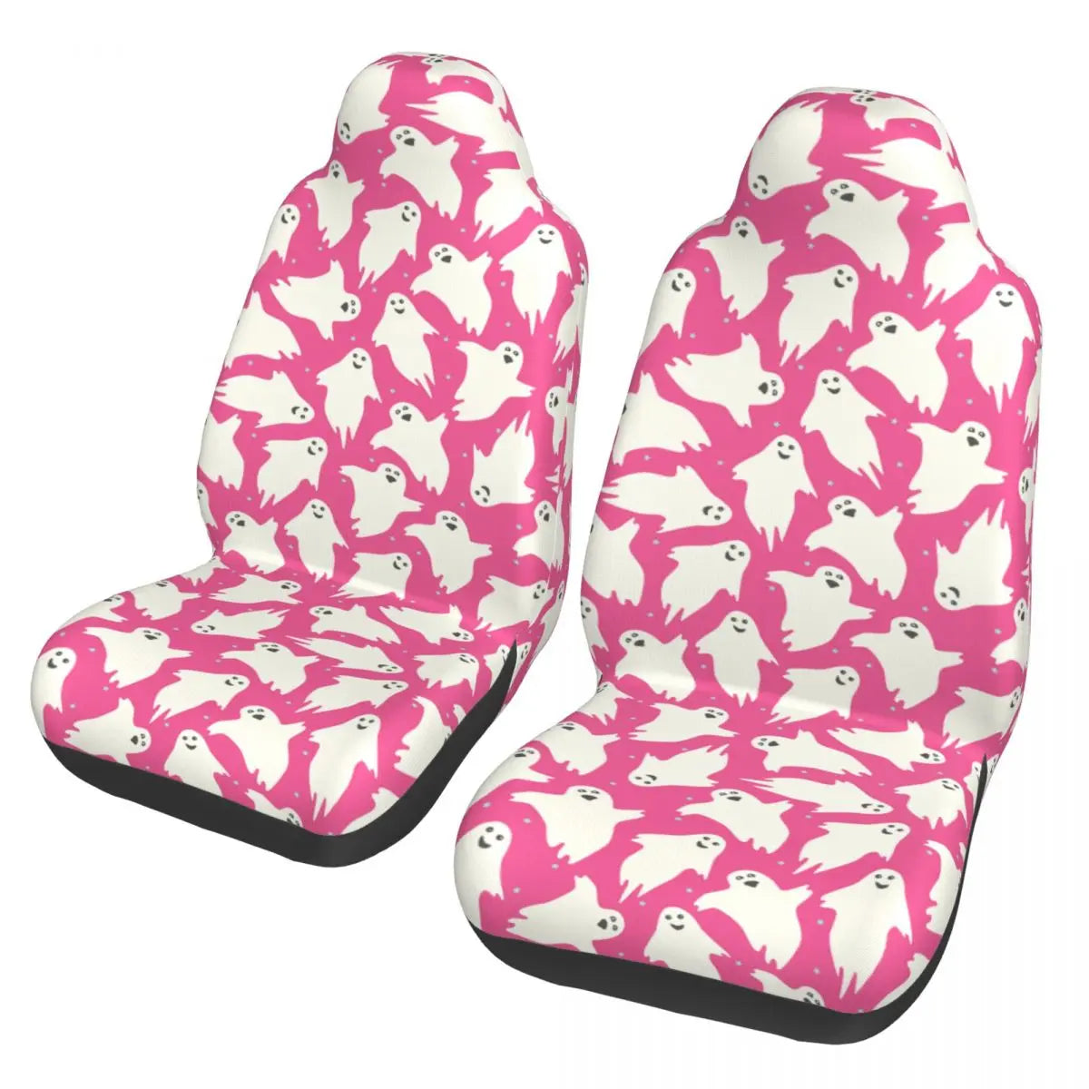 Pink Halloween Universal Car Seat Cover